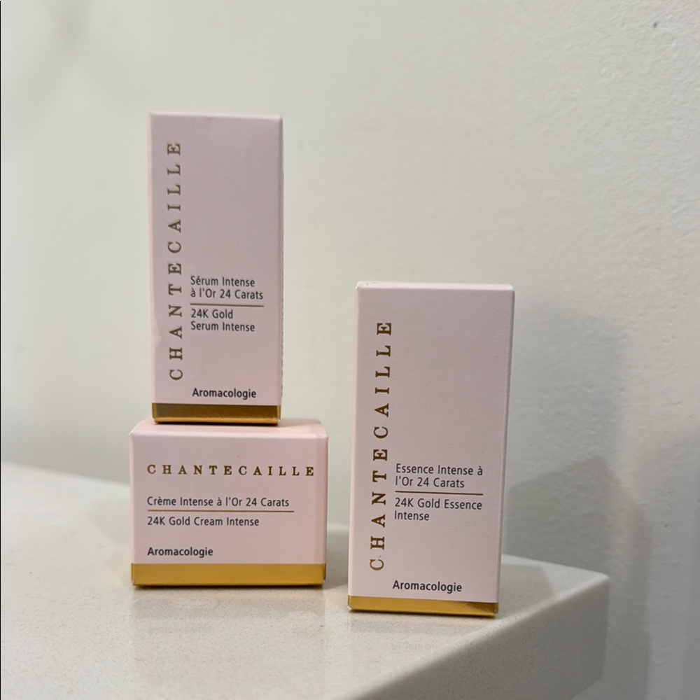 Chantecaille Cream and Gold Serum & Face Oil Collection
